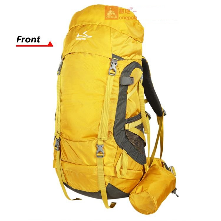 Туристичний рюкзак 50 л Onepolar Pistachio 1636 жовтий