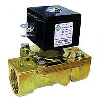 Електромагнітні клапани для пари, води, повітря 21HF8KOЕ400, G 1 1/2', комбінованої дії.