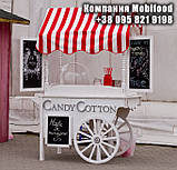 Розбірний торговий візок "CandyBar" і солодкої вати (РТД-1). 1500 мм., фото 3