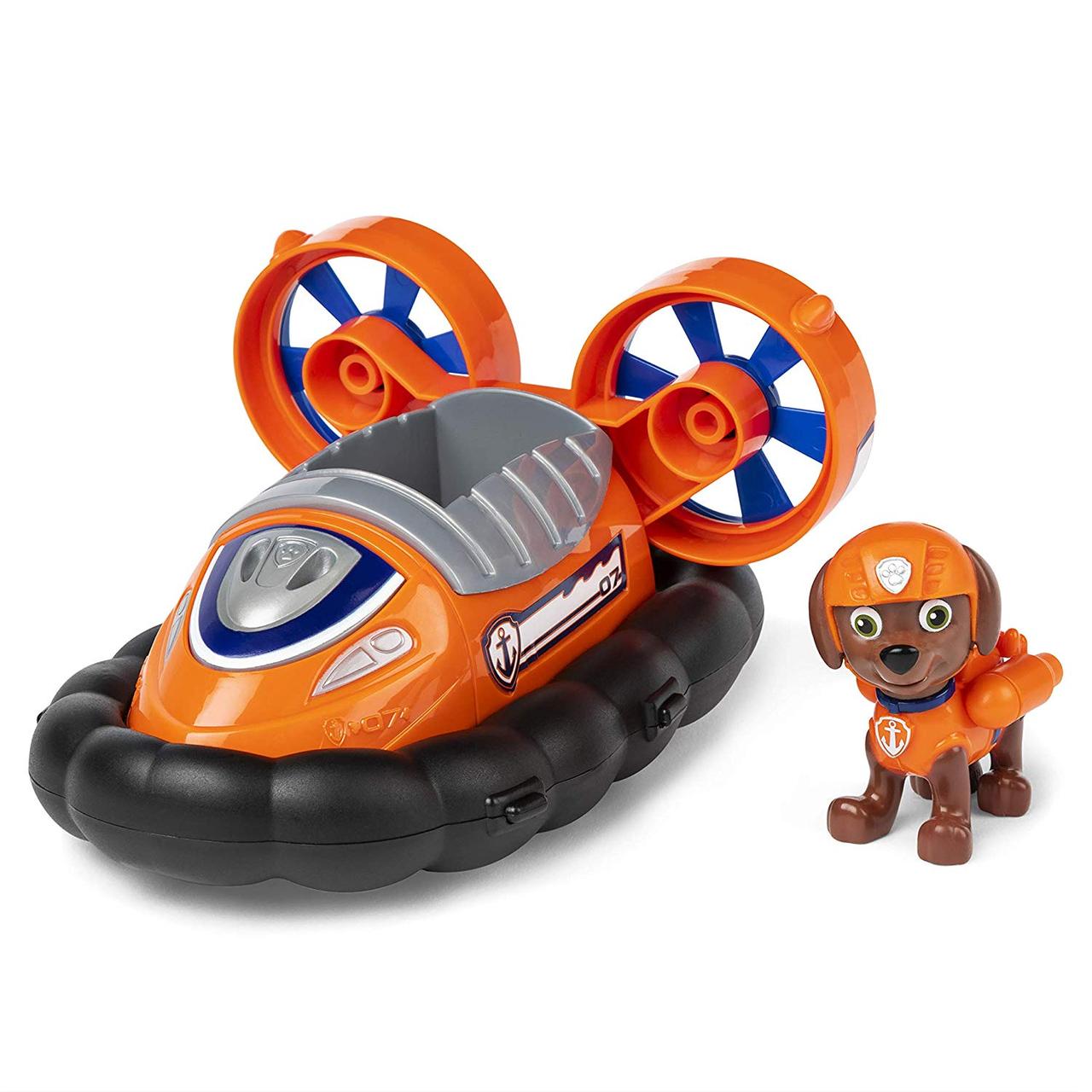 Paw Patrol. Zuma´s Hovercraft, Vehicle and Figure. (Зума с катером, лапки неподвижны)
