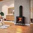 Чавунна піч камін NORDFLAM TORIA з бічним завантаженням, фото 6