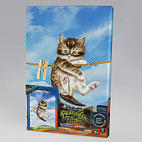 Вишивка гладкою на підрамнику Котинок, VGL-02-04