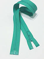 Замок-блискавка  роз'ємний пластиковий №5 "Трактор" ,1 бігунок, 60 см. Бірюза світла Молния застежка