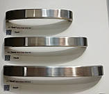 Ручка мебельна скоба Virno Lines 403 браш сатин нікель 224, фото 7