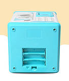 Робот скарбничка Robot Bodyguard блакитний з відбитком + Подарунок, фото 6