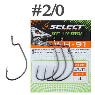 Офсетний гачок Select WH-91 #2/0 (5 шт/уп)