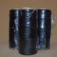 Нитка взуттєва вощений чорна, 100м, діаметр нитки: 1.0, пр-во Італія