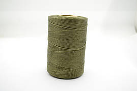 Нитка увіщена плоска 500 м товщина 1mm кв.хакі