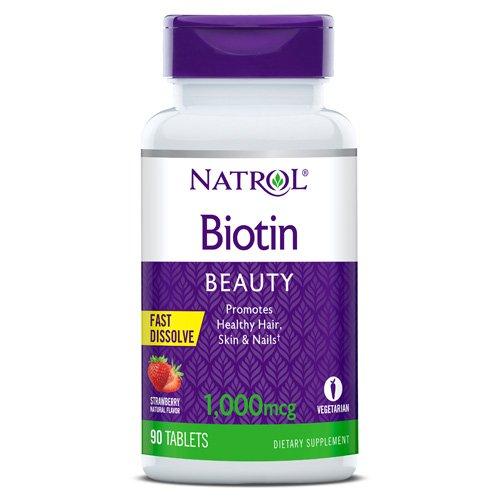 Биотин Natrol Biotin 1000 mcg 90 tabs - фото 1 - id-p1092976700