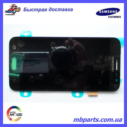 Дисплей з сенсором Samsung J500 Galaxy J5 Black оригінал, GH97-17667B, фото 1