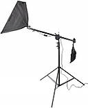 Навісний Софтбокс на стійці студійне світло Softbox Журавель, фото 5