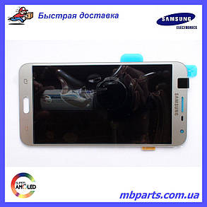 Дисплей з сенсором Samsung J701 Galaxy J7 Neo сріблястий/silver, GH97-20904C, фото 2