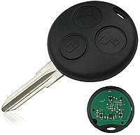 Ключ Smart Fortwo 3 кнопки 433 434 MHZ лезвие YM23R