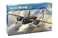 Сборная модель американского бомбардировщика в масштабе 1/48 B-25G Mitchell. ITALERI 2787