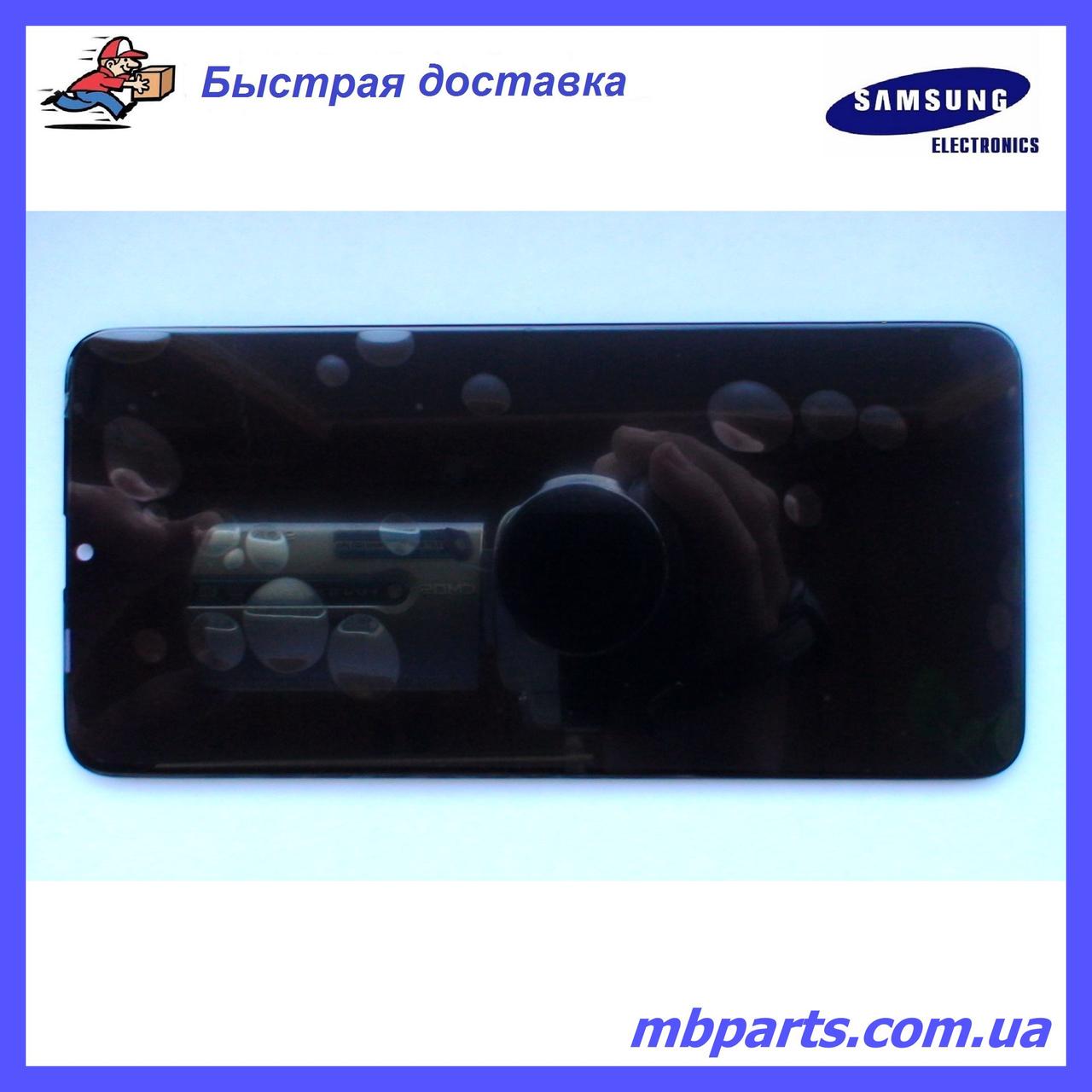 Дисплей з сенсором Samsung M105 Galaxy M10 чорний, GH82-19124A, оригінал, без рамки!
