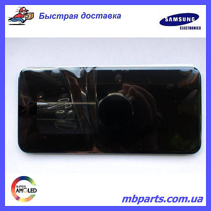 Дисплей із сенсором Samsung А405 Galaxy А40 Black, GH82-19672A, оригінал у зборі з рамкою!, фото 1