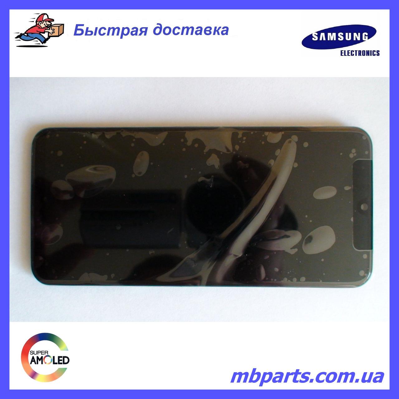 Дисплей з сенсором Samsung А305 Galaxy А30 Black, GH82-19202A, оригінал!