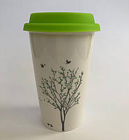 Термостакан Дерево (Двойные керамические стенки) eco cup зеленая