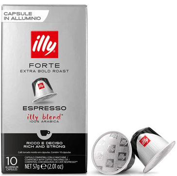 Кава в капсулах Nespresso ILLY Espresso Forte (короб. 10 капсул)