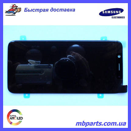 Дисплей з сенсором Samsung А600 Galaxy А6 2018 чорний/black, GH97-21897A, фото 2