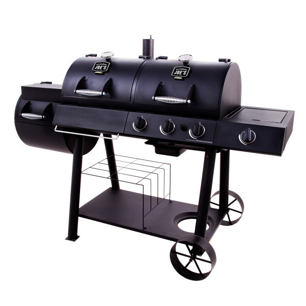Комбінований гриль-коптильня Oklahoma Joe's Longhorn Combo Charcoal/Gas Smoker & Grill, фото 1