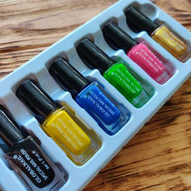 Лак для стемпінгу Global Nail, зелений 6 мл.