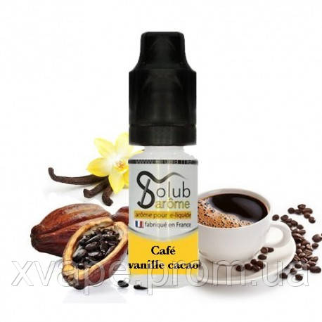 Ароматизатор Solub "Cafe vanille cacao" зі смаком кави, ванілі та какао 5 мл