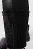 Лосини утеплені дитячі для дівчинки (110-158 зріст) турецький трикотаж і екошкіра з кишенями чорні №8110, фото 5