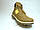 Зимові чоловічі шкіряні черевики Restime стиль Timberland рудий, фото 4