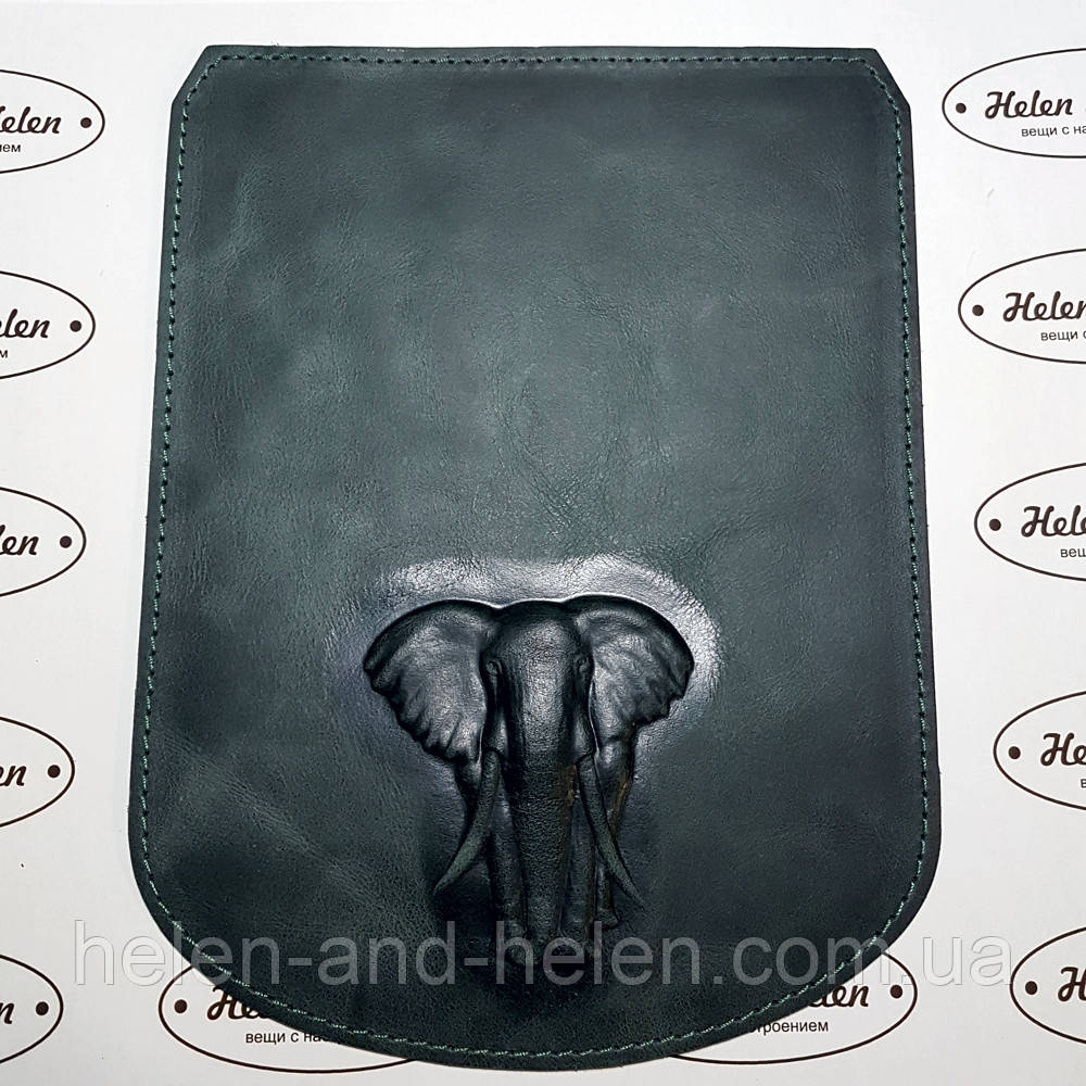 Клапан для рюкзака "Слон". Колір "Смарагдовий"., фото 1