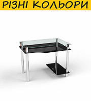 Стол компьютерный стеклянный "Арес". Цвет и размер можно изменять. Возможна фотопечать и матировка.