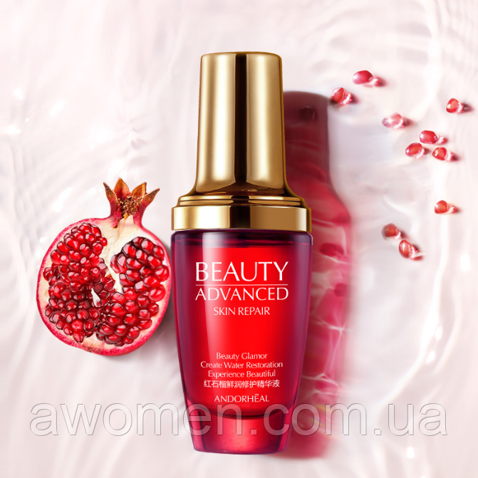 Уценка! Сироватка для обличчя Andorheal Beauty Advanced з екстрактом граната 30 ml (М'ята коробка, без плівки), фото 1