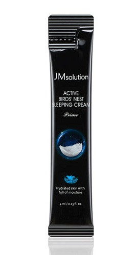 Зволожуюча нічна маска з екстрактом ластівчиного гнізда JMsolution Active Bird's Nest Sleeping Cream