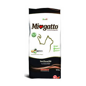 Miogatto Sterilizzati 0.6 корм для стерилізованих котів КУРИЦА, 10 кг