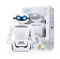 Іграшка робот-копилка з кодовим замком (сейф) акумуляторний Robot Piggy Bank 6688-8 Kronos Toys