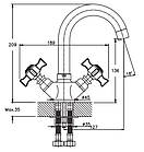Змішувач для кухні Haiba Zeus 274, фото 2