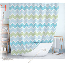 Штора для ванної Zigzag Jackline Туреччина 180 * 200 см, фото 5