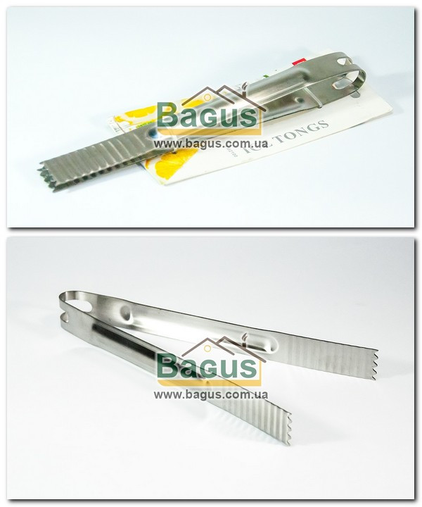 Щипці для льоду 21 см із неіржавкої сталі Empire ЕМ-2100, фото 1