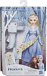 Лялька Ельза Холодне серце 2 Дісней з аксесуарами для волосся Disney Frozen 2 Sister Styles Elsa