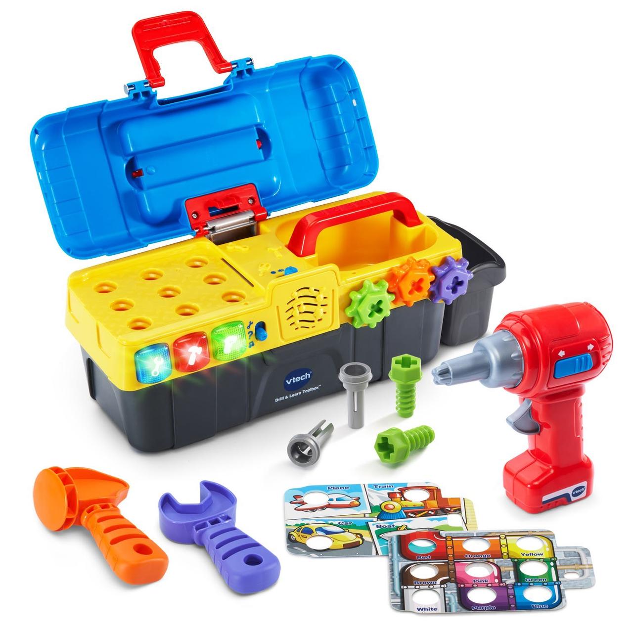 VTech Набір інструментів у валізці Drill&Learn Toolbox Toy оригінал США, фото 1