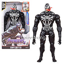 Фігурка Супергерой Веном — Venom Чорний Павук Марвел- Месники 30 СМ (Світло, Музика) Чудова якість!