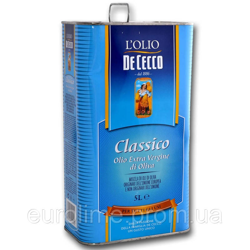 Оливкова олія De Cecco Classico Olio Extra Vergine di Oliva 5 л