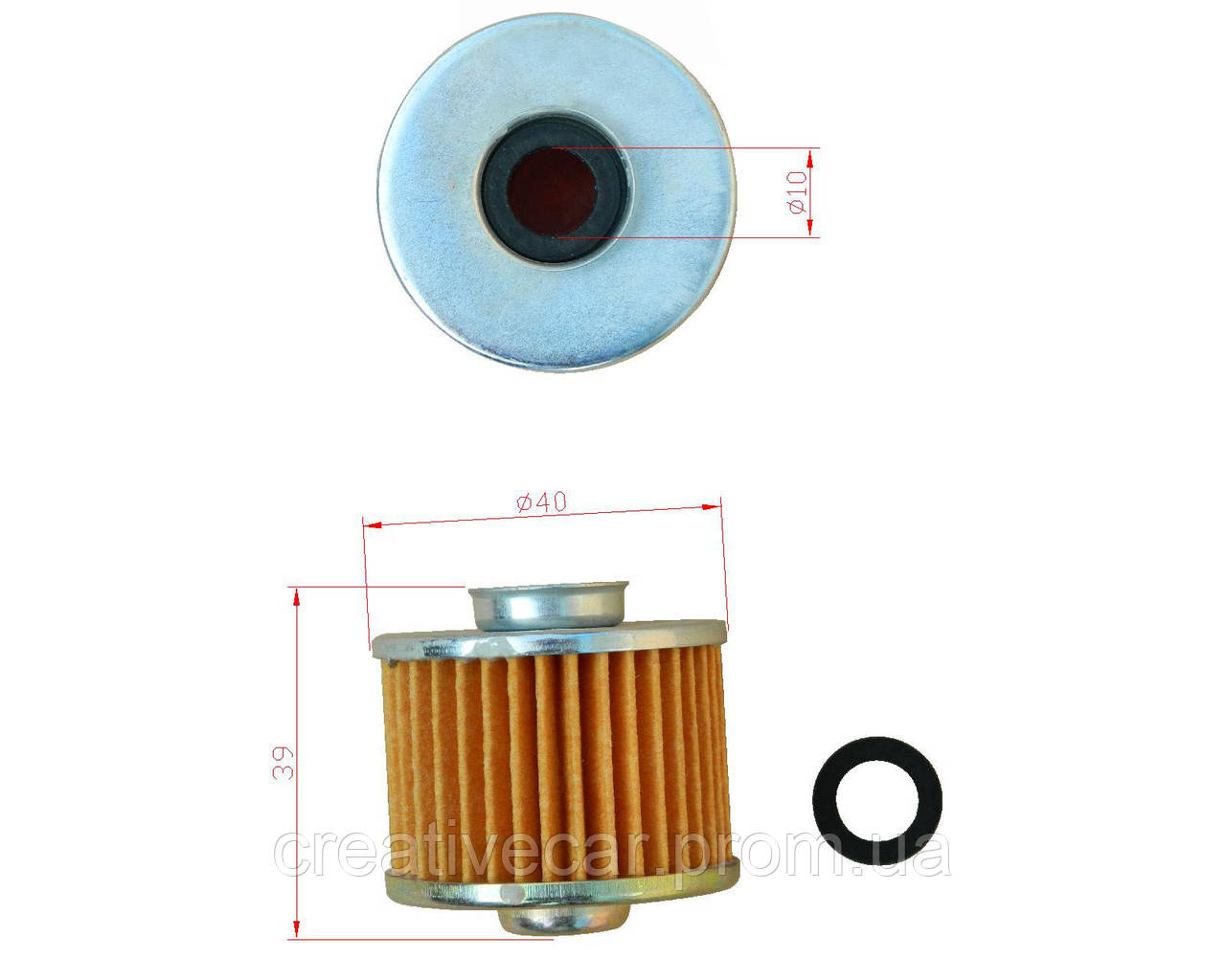 Купить Топливный фильтр на погрузчик Komatsu, Nissan FG15-35 № N-16404 ...