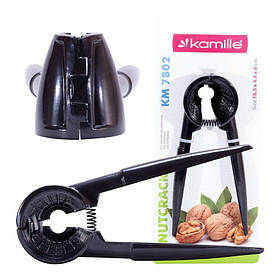 Горіхокол алюмінієвий чорний 16,5 х 4,4 х 6 см Kamille KM-7802