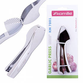 Прес для часнику з цинкового сплаву 15,5 х 3 х 5 см Kamille KM-7801