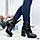 40 р. Ботильоны ботильены женские зимние черные кожаные на высоком каблуке, из натуральной кожи, кожа, фото 5