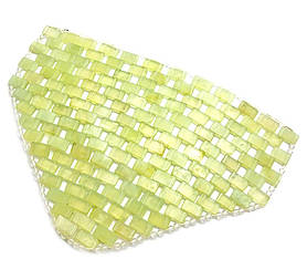 Масажер нефритовий для обличчя (прямо вставки) (24х20 см)