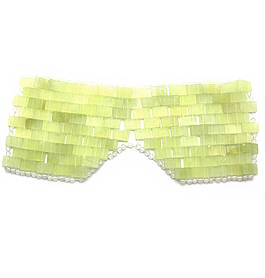 Масажер нефритовий для обличчя (прямо вставки) (26х11,5 см)