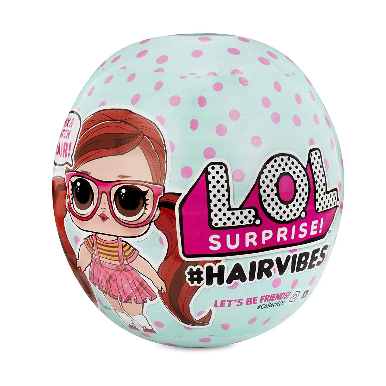 L. O. L. Surprise Hairvibes Dolls ЛОЛ змінює зачіски 15 сюрпризів Mix & Match Hairpieces