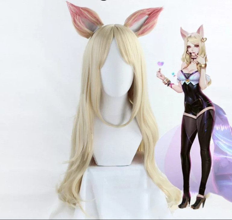 Парик Косплей Аниме Блонд с Ушками — Купить Недорого на Bigl.ua ...